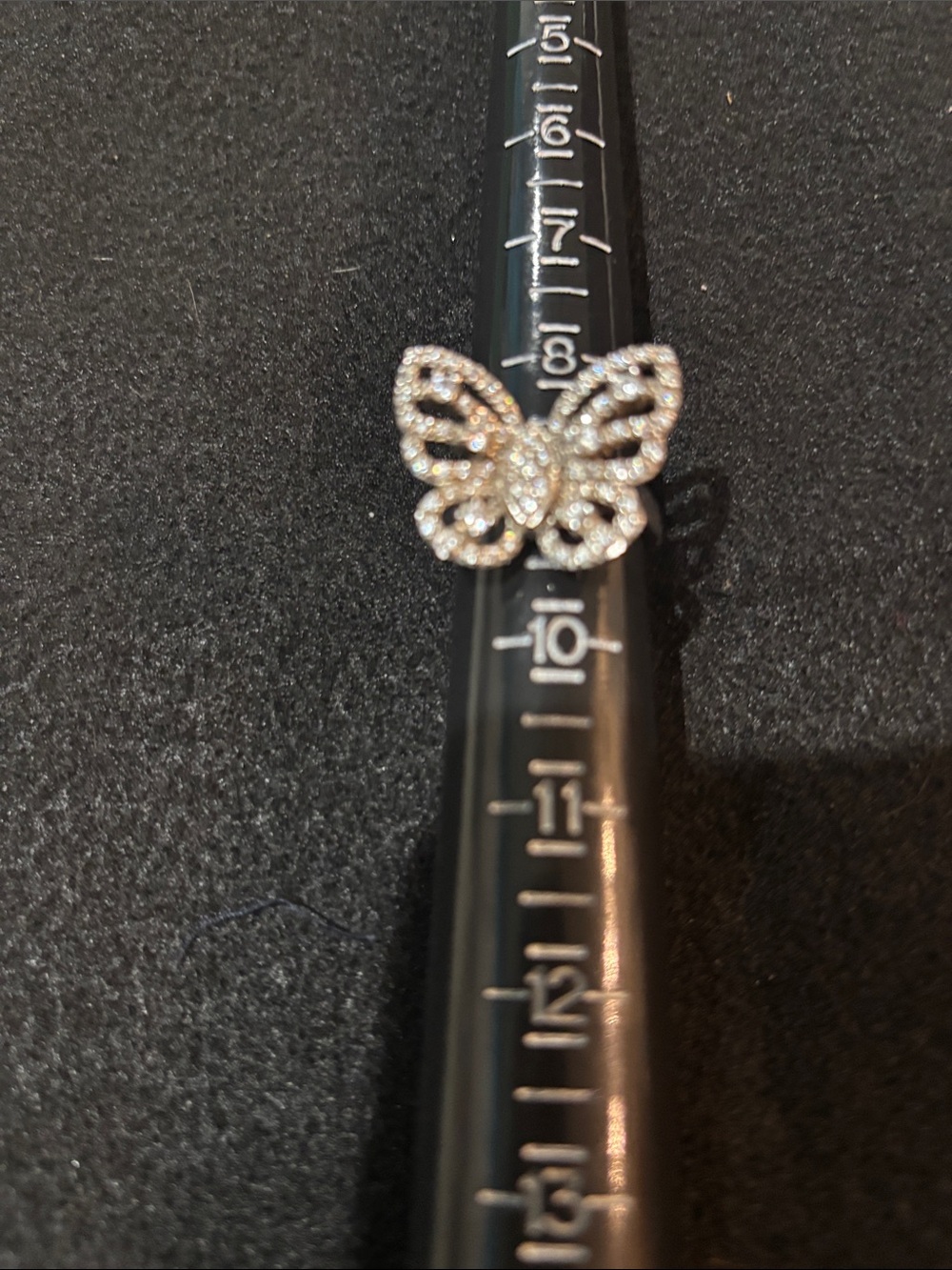 Butterfly ring 925